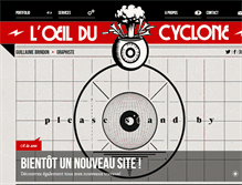 Tablet Screenshot of loeil-du-cyclone.com